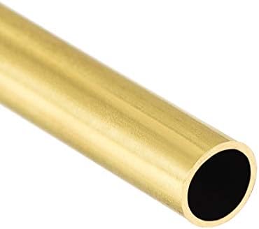 OFOWIN [3 PCS] צינור עגול פליז 300 ממ אורך 6 ממ OD 0.5 ממ עובי קיר, צינורות צינור ישר של נחושת מתכת